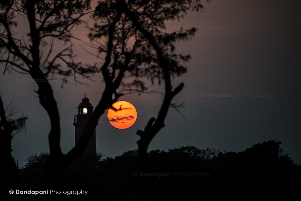 The light in the lighthouse takes 11 seconds to go around which allowed me enough time to wait and capture this image when it pointed in my direction.