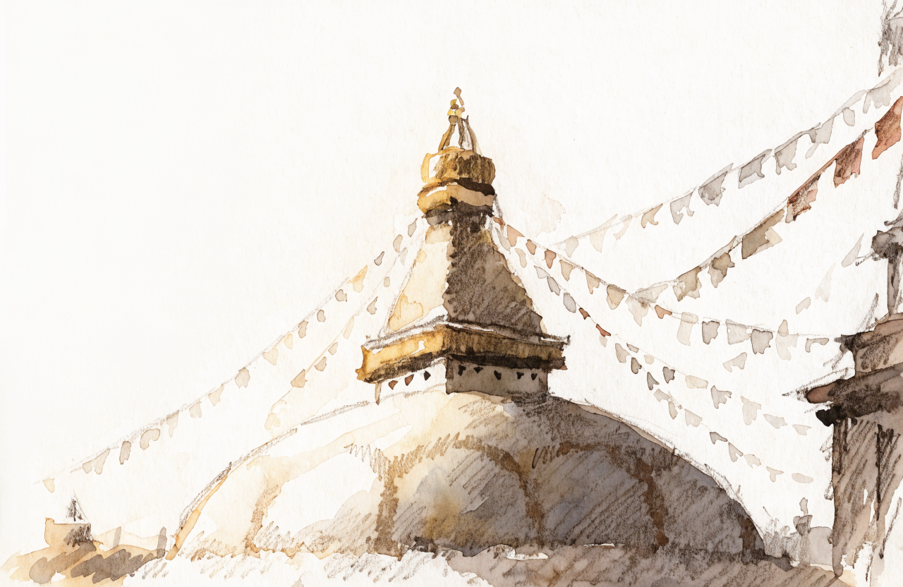 Temples and Stupas, a city in devotion.