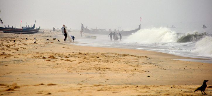 A fisherman's morning in Marari, Kerala