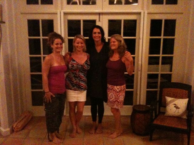 The group at the meditation retreat conducted by Vedic Odyssey in St. Thomas, US Virgin Islands