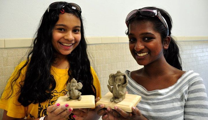 Clay Ganeshas