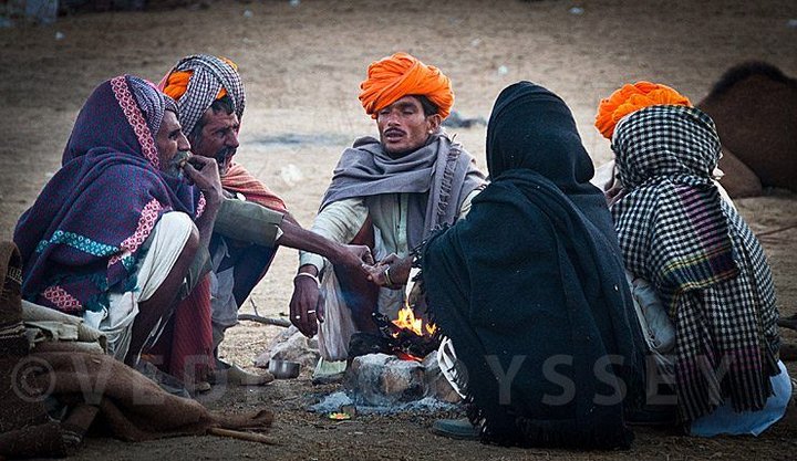 Traders at the Pushkar Camel Fair