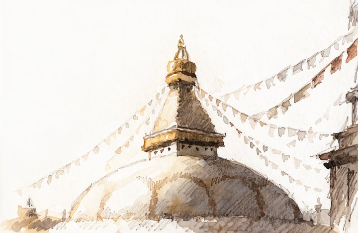 Temples and Stupas, a city in devotion.