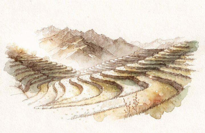 An enchanting Himalayan morning