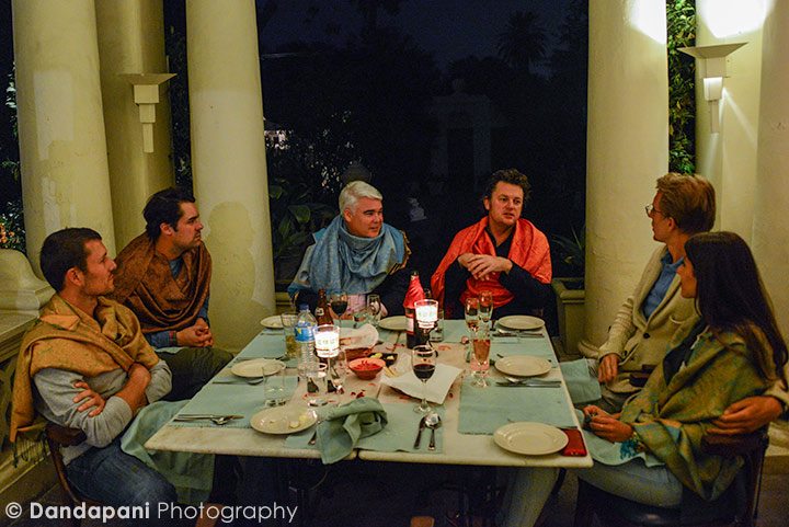 Our finale dinner was held in the gorgeous grounds of the Garden of Dreams
