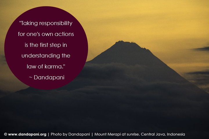 Taking Responsibility for One's Actions