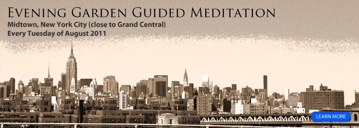 Guided meditation class in New York City