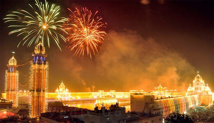 Diwali at the Golden Temple in Amritsar, India