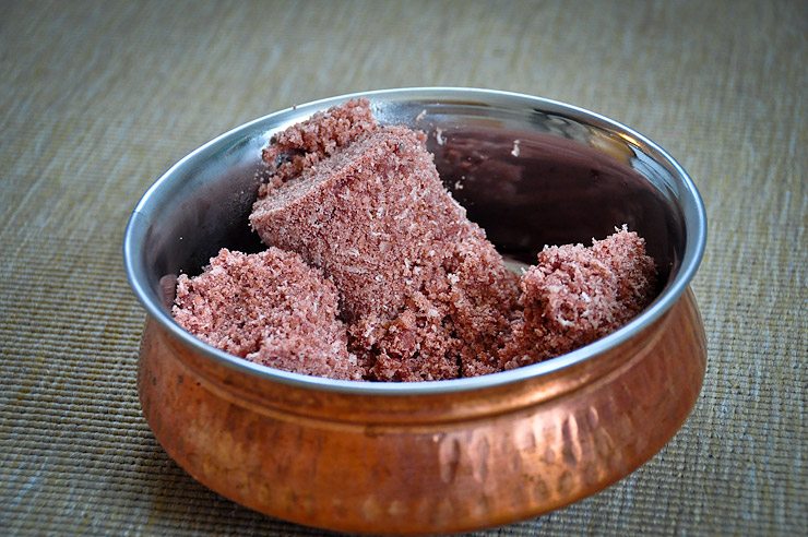 Sri Lankan puttu recipe dish