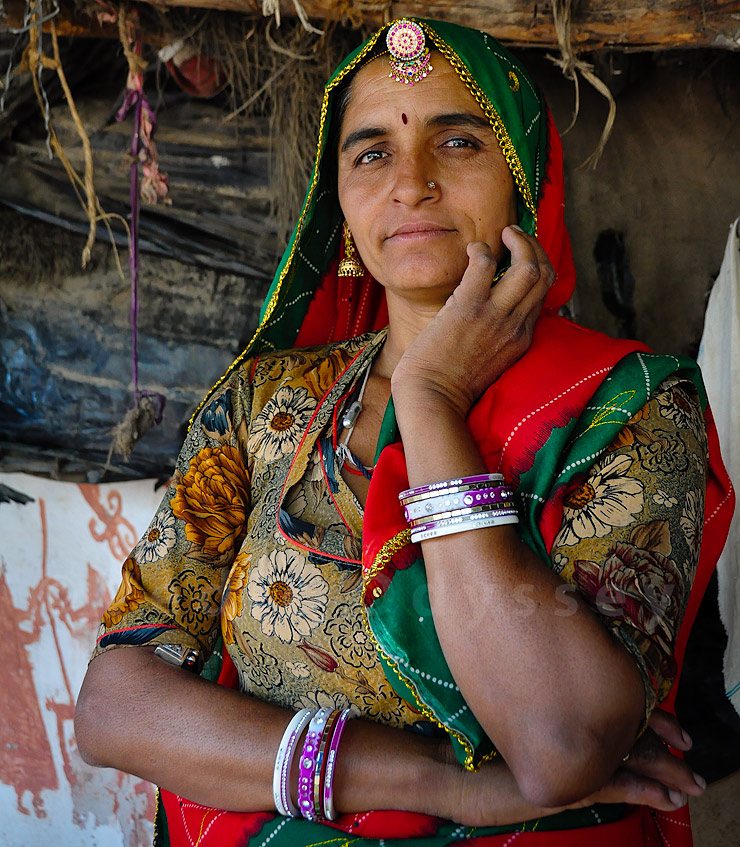 Traditional rajasthan woman