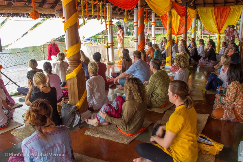 46 pilgrims from all around the world here for a live changing journey. 