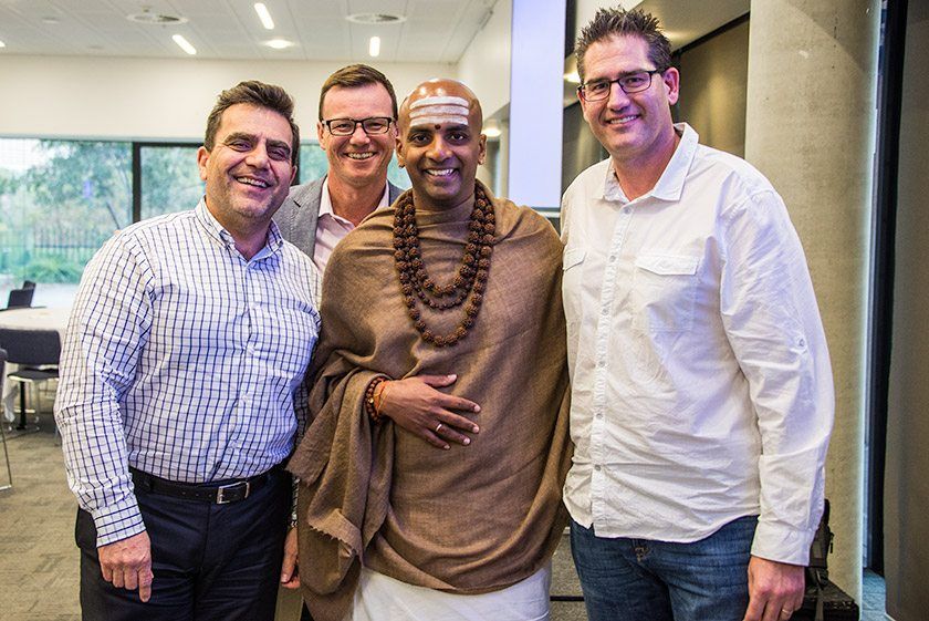 With three of the four directors of the company