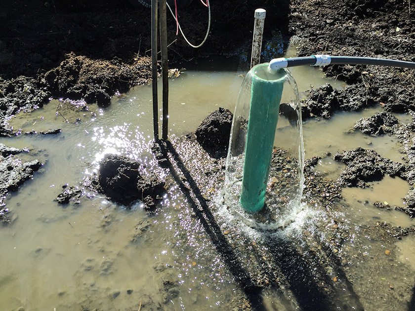 Clean water from our well 