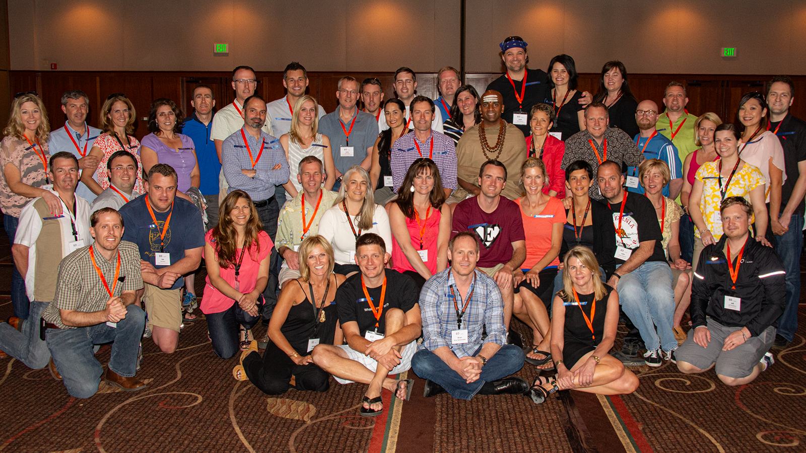 Dandapani with an EO chapter in Portland, USA