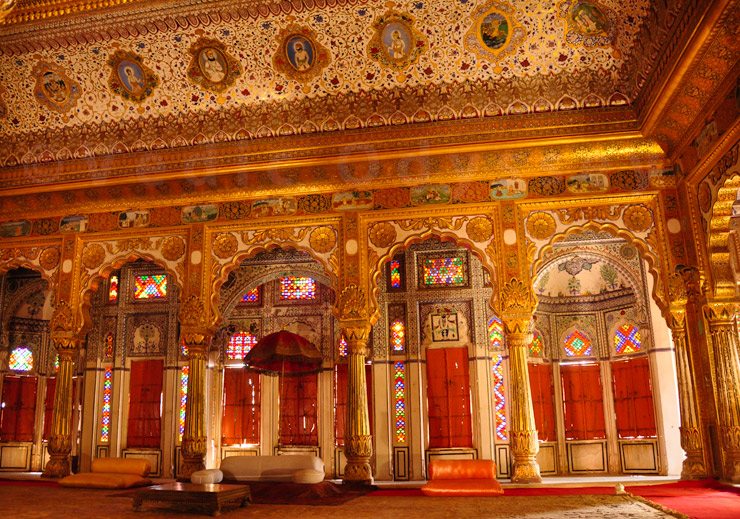 Inside the meherangah fort of Jodhpur, Rajasthan