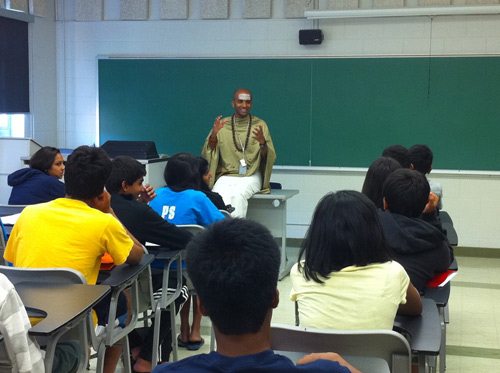 The campers ask insightful questions on Hinduism and its applicability in every day life.