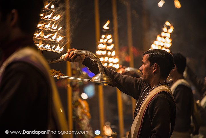 The Gange Arathi ceremony. 