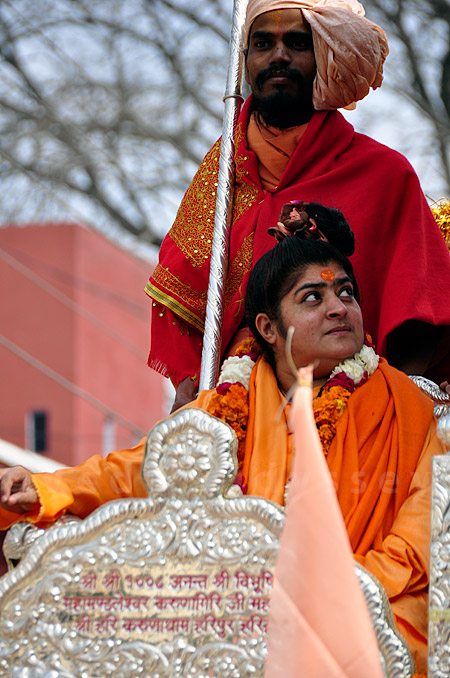 Women monks in Hinduism at the Kumbha Mela in Hardwar