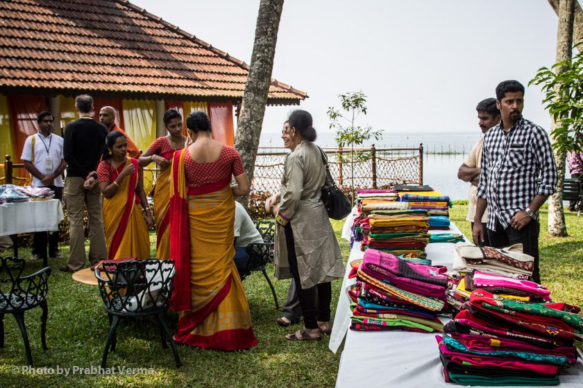 We had also set up a whole clothing store selling Indian wear so that our pilgrims could have access to beautiful and appropriate clothing for our events. 