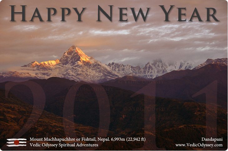 Mount Machhapuchhre or Fishtail, Nepal. 6,993m (22,942 ft) Vedic Odyssey Spiritual Adventures