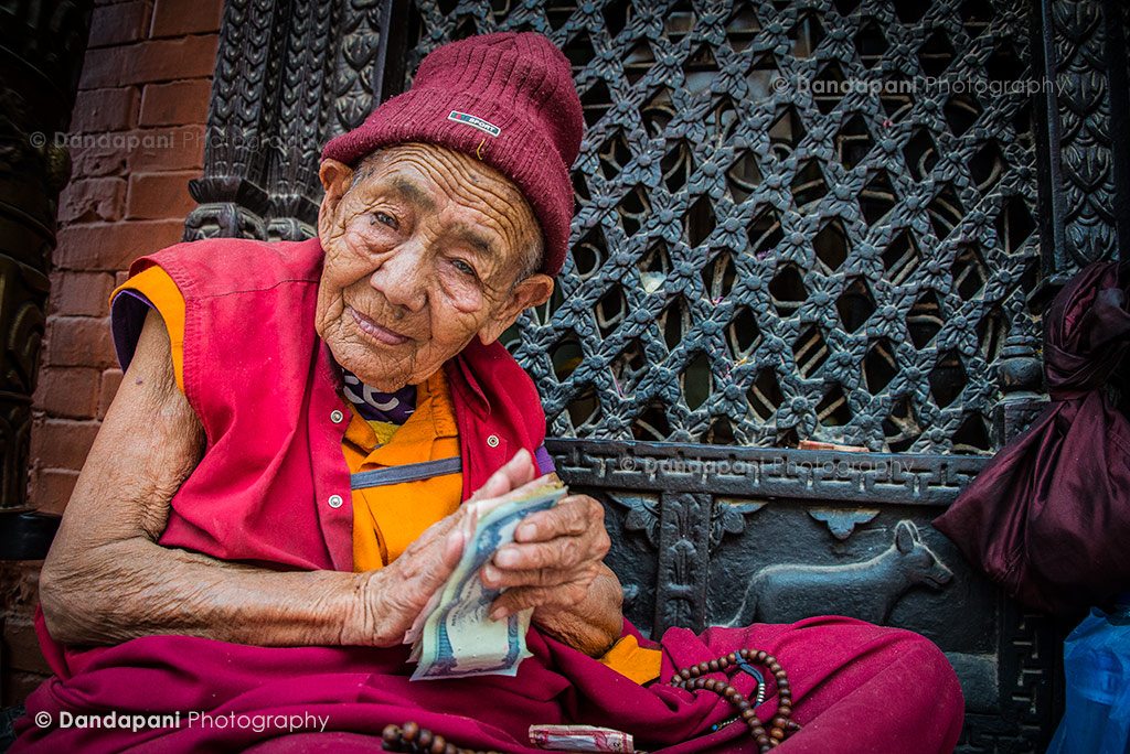 buddhist-nun-monk-kathmandu-nepal