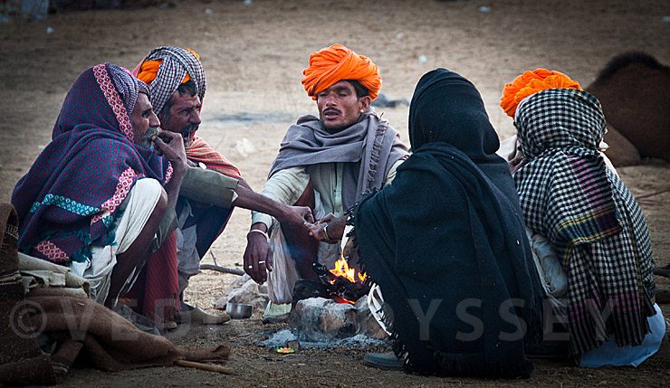 Traders at the Pushkar Camel Fair