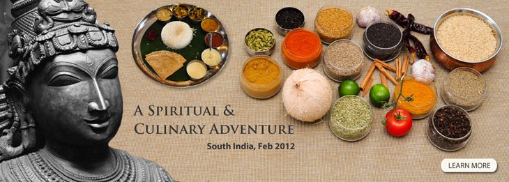 Cooking culinary tour of south India which includes meditation classes