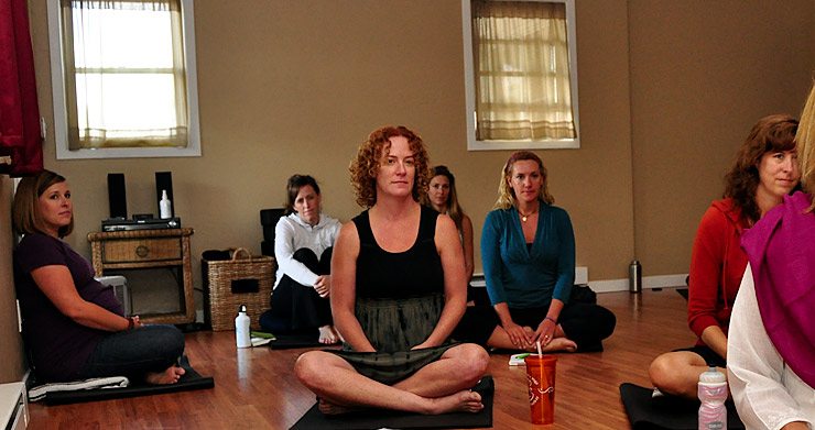 Dandapani teaching meditation in Colorado