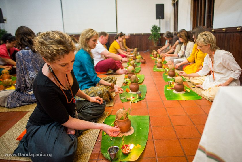 Our participants continue their study of puja, a Hindu ritual of worship.