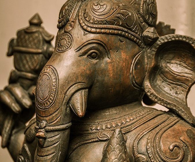 Lord Ganesha YOGA Statue des Hindu-Gottes Ganesha 
