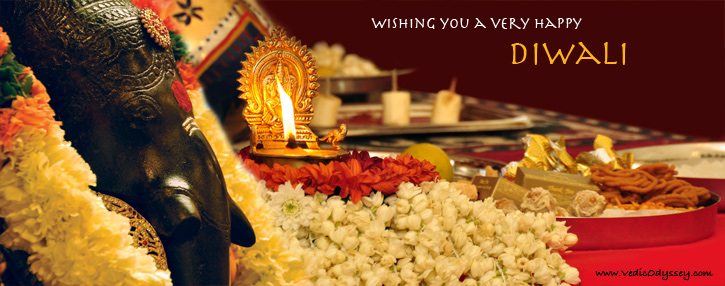 Happy Diwali - Deepavali from Dandapani, Vedic Odyssey
