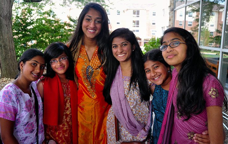 Hindu youth in formal Indian clothing