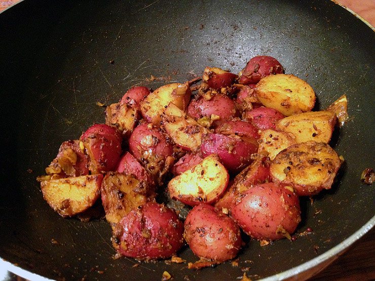 Indian aloo potato recipe