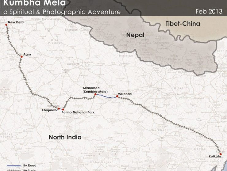 2013 Kumbh Mela and a journey across North India