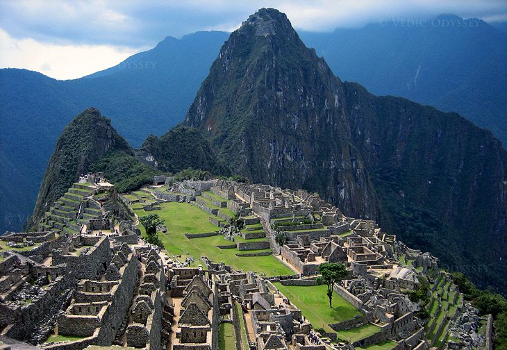 Machu Pichu in Peru, Vedic Odyssey photography. Photograph by Dandapani.