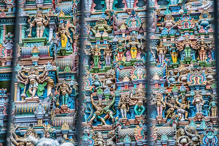 The Goddess of Madurai and her temple