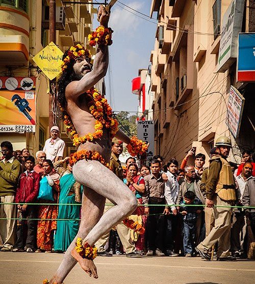 Parade of Sadhus at the Kumbha Mela