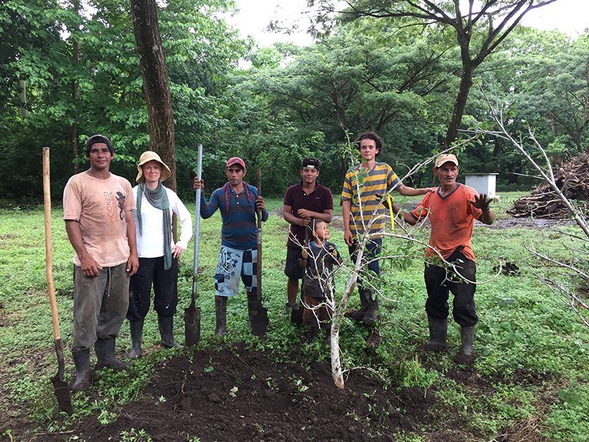 The team that planted 780 plants and trees. It could not have been done without them.