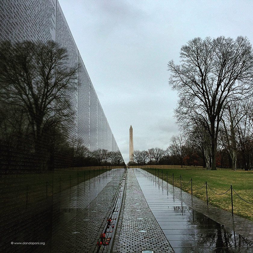 Reflections on the Vietnam War Memorial and the path to freedom and liberty.