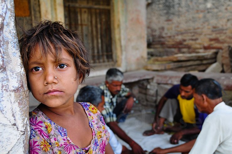 Young girl in Khejarla, Rajasthan, India